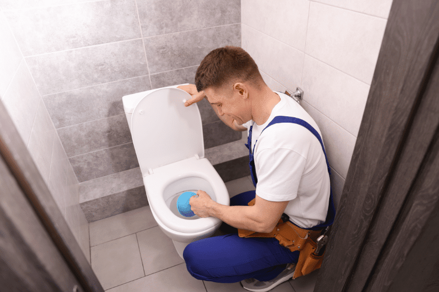 como desentupir vaso sanitário