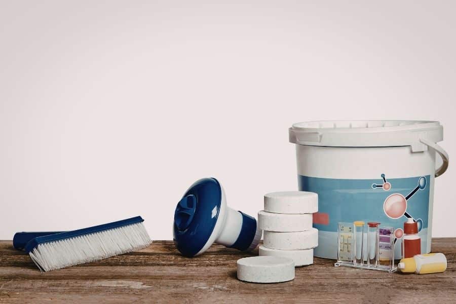 Produto para limpeza de piscina